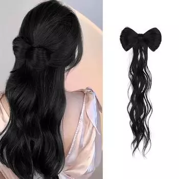 Парик Bybrana, зажим для утиного носа, бантик, парик, аксессуары для волос, полузавязка, высокий хвост, упаковка для волос, коса на голову в форме таблетки, коса для бороды дракона Ханфу, коса для бороды дракона