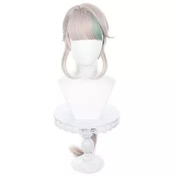 Парик для косплея Genshin Парик Линетт Парик для косплея Genshin Парик для маскировки Lynette Парик из термостойкого материала Парик для аниме Ежедневная съемка Хэллоуин Культурный фестиваль Школа