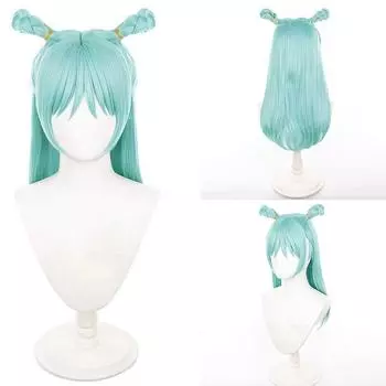 Парик для косплея Hajime Kashimo, длинные, голубые, предварительно заплетенные, термостойкие синтетические волосы, парики в стиле аниме + шапочка для парика One Size