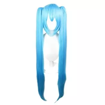 Парик для косплея Hatsune Miku Blue Project Sekai, красочный парик Hatsune Miku, костюм, маскировка, парик, термостойкий парик, аниме-парик, ежедневные съемки, Хэллоуин