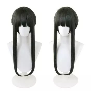 Парик для косплея Второй замок Парик для косплея Йор Форджер Маскировка 3 бонусных предмета В комплекте эксклюзивная заколка для волос и блокнот Термостойкий + сетка, чёрный