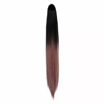 Парик для наращивания волос One Touch Ponytail [TefuRe] M056ST60BLK-A-PNK