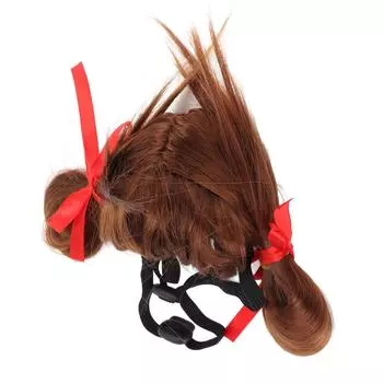 Парик для собак, парик для домашних животных на Хэллоуин с регулируемой лентой для вечеринки, фестиваля, Рождества, дня рождения