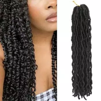 Парик дреды, высокая эластичность, удлинение волос, температурное волокно, нежные двойные косички, плетение волос для женщин 1
