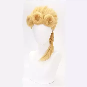 Парик Eileen Bizarre Adventure Golden Wind Giorno, парик в стиле аниме, костюм на Хэллоуин, Рождество, термостойкая сетка для парика, в комплекте JoJo s +