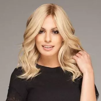 Парик из синтетических волос, женские светлые парики, женские пушистые парики с естественной волной, ежедневное использование, вечерние, косплей, парик из высокотемпературного волокна светлый