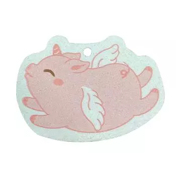 (ПАРИК) Кухонная губка для мытья посуды с героями мультфильмов, двухсторонние чистящие подушечки, губка из сжатой древесной массы A