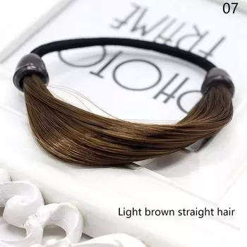 Парик Повязка на голову с хвостиком Эластичная резинка Фиксатор для укладки волос Инструменты для укладки для женщин Инструменты для укладки Аксессуары для волос