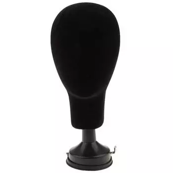 Парик Шляпа Подставка Голова Модель Шляпа DIY Реквизит Головной Убор Дисплей Реквизит One Size чёрный