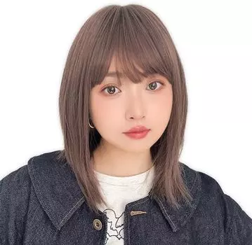 Парик Средний Боб Слой Натуральный Полный Парик [Bright Lala] Полудлинный Женский hf1964-MA