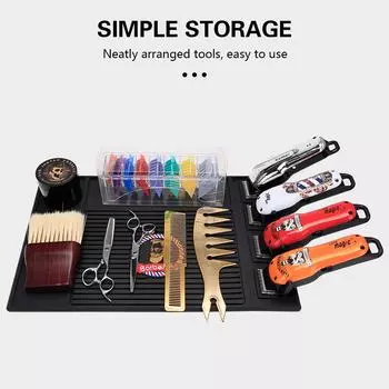 Парикмахерская Barberia Магнитный Коврик Профессиональные Водонепроницаемые Ножницы Расчески Подушка Для Хранения Инструменты Для Укладки Парикмахерская Принадлежности