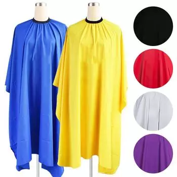 Парикмахерская Фартук для химической завивки волос Ткань для окрашивания и стрижки волос Инструменты для волос Парикмахерская Антистатический и антипригарный фартук для волос 120*140cm красный