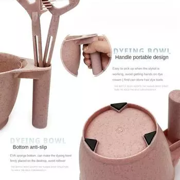 Парикмахерская миска для окрашивания волос, профессиональные миски для окрашивания волос, парикмахерские инструменты для смешивания красок, аксессуары для парикмахерских зелёный