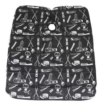 Парикмахерская накидка из полиэстера для профессиональной стрижки волос с регулируемой пряжкой для парикмахерской дома