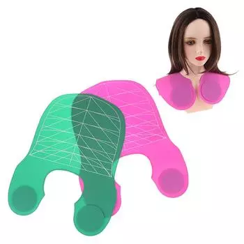 Парикмахерская накидка силиконовый поводок для стрижки волос воротник плечи коврик для стрижки волос утяжеленный шейный платок инструменты для стрижки волос для парикмахера стилиста зелёный