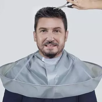 Парикмахерская накидка, водонепроницаемая накидка для стрижки волос для дома, накидка для бритья для взрослых и детей