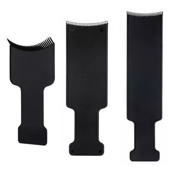 Парикмахерская Расческа для окрашивания волос Профессиональный аппликатор для мелирования Доска для окрашивания волос Парикмахерская L чёрный