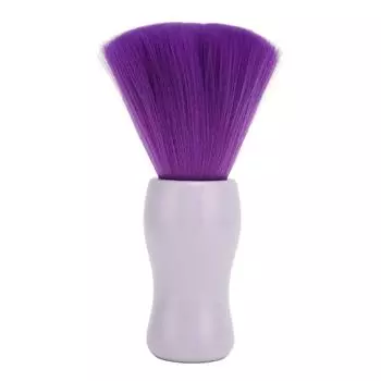 Парикмахерская щетка Эргономичная удобная ручка Мягкая щетина Компактная портативная щетка для шеи для дома