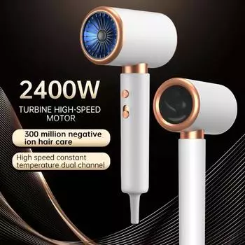 Парикмахерская специальный фен для волос бытовой с высокой мощностью ветра парикмахерская мощность отрицательные ионы уход за волосами быстрая сушка фен us белый
