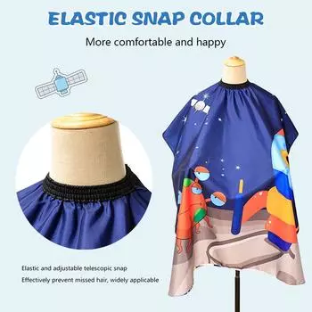 Парикмахерская стрижка антистатическая накидка для салонной стрижки детский халат для укладки водонепроницаемый бытовой фартук парикмахерские инструменты для укладки