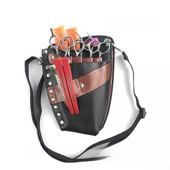 Парикмахерская сумка для ножниц, кобура для ножниц с плечевым ремнем, поясная сумка для парикмахера