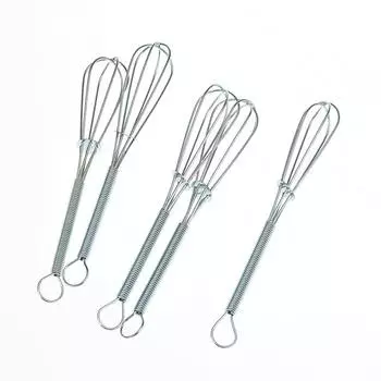 Парикмахерские инструменты из нержавеющей стали, палочка для смешивания краски, венчик для смешивания воздушных шаров