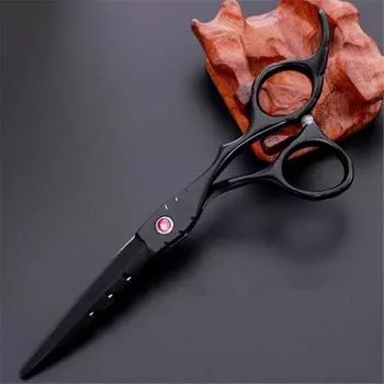 Парикмахерские ножницы Более щедрый рубиновый дизайн Отличные парикмахерские ножницы like the picture-flat чёрный