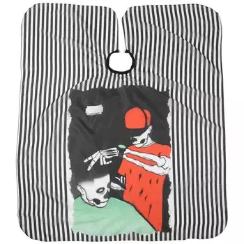 Парикмахерский фартук для стрижки волос, халат для окрашивания, накидка для домашней парикмахерской (160 х 140 см)