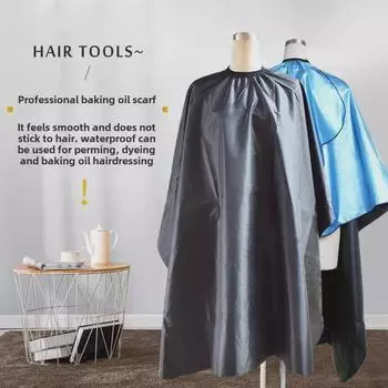 Парикмахерский фартук водонепроницаемый для парикмахерских - большой, с антипригарным покрытием для стрижки, химической завивки и окрашивания