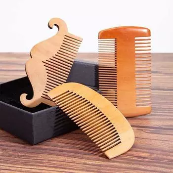 Парикмахерский инструмент для укладки волос Уход за волосами Расческа из персикового дерева Массажная расческа для волос Щетка для волос Деревянная расческа D1