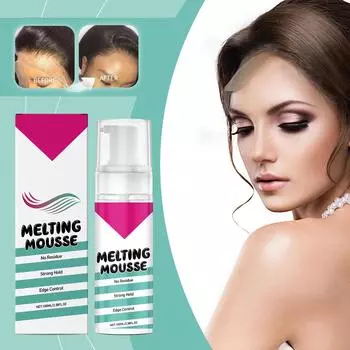 Парикмахерский клей Стайлинговый гель Уход Финишный крем Фиксация пушковых волос Увлажняющий воск для волос Стойкий спрей для укладки Челка, 100 мл One Size белый