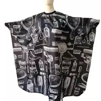 Парикмахерский комплект, водонепроницаемая накидка для стрижки волос с щеткой для уборки волос на шее - профессиональный парикмахерский фартук для парикмахерских салонов, парикмахеры-стилисты