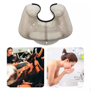 Парикмахерский поднос для шеи, контейнер для отдыха, многофункциональный держатель для химической завивки для принадлежностей «сделай сам» розовый