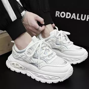 Paris dad shoes мужские туфли девятого поколения 2024 года новые повседневные спортивные туфли с толстой подошвой для весны и осени 39 чёрный