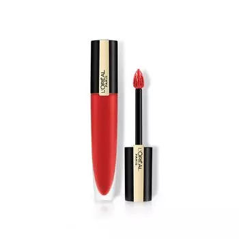 Paris Lip Rouge Signature 119 Красная жидкая матовая водостойкая помада L Oreal