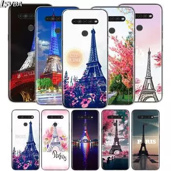 Париж Эйфелева башня путешествия для LG V60 V50S V50 G8X G8S G8 G7 ThinQ 5G K61 K51S K41S K30 K20 Q60 Q9 мягкий чехол для телефона LG V60 ThinQ 5G