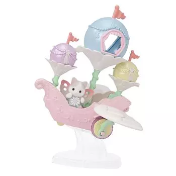 Парк развлечений Sylvanian Families Аттракцион Воздушный корабль в ST Mark Сертификация Для детей от 3 лет и старше Игрушечный кукольный домик Sylvanian Families EPOCH [Yumeiro