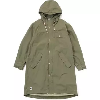 Парка Кемпинг Длинная Парка Оливковая L [Chums] Мужская оливковый