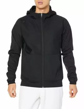 Parka Long Sleeve Full ZIP Bonding Sweatshirt Black Japan L to Japanese size [SSK] Men s (90) (equivalent L)