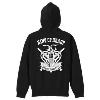 Парка Mobile Fighter G Gundam 4711th King of Hearts Zip Parka Black x Red, размер S