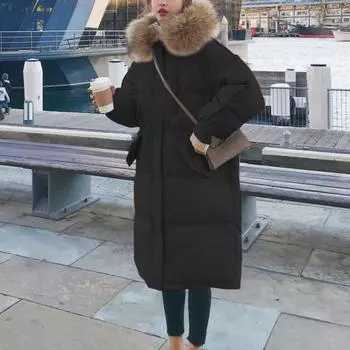 Парка, осенне-зимняя куртка, женская одежда, винтажное теплое пальто, женская пуховая хлопковая куртка, теплые толстые длинные парки большого размера S зелёный