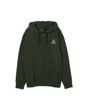 Parka PF00697 SET TT HOODIE HUNTER GREEN [Huff] F/Z [Item]