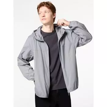 Парка с защитой от ультрафиолета от кармана Uniqlo 03 GRAY/MEN M