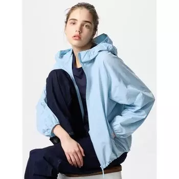 Парка с защитой от ультрафиолета от кармана Uniqlo 01 OFF WHITE/WOMEN M