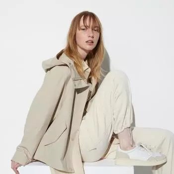 Парка UNIQLO из смесового хлопка