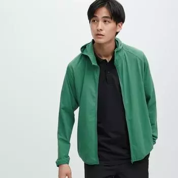 Парка UNIQLO JAPAN Dry EX UV с молнией и длинными рукавами