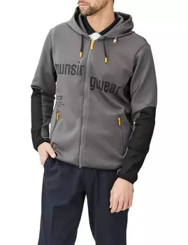 Parka Water Absorbent Midler Full Zip Stretch Cut and Sewn Golf MEMXJL51 GY00 L [Munsingwear] [ENVOY] Men s (Gray)