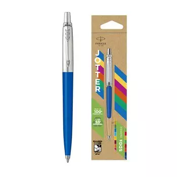 PARKER Ballpoint Pen Jotter Original Sustainable Blue CT Medium Point Gel Ink Packaged Regular Imported Product 2183308