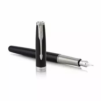PARKER Fountain Pen Sonnet Rack Black CT Fine Point 18K Gold Nib Gift Box Genuine Imported Product 1950788