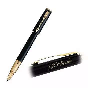 PARKER Имя выгравировано 5th Ingenuity Slim Black GT Оригинальный импортный продукт (Паркер)